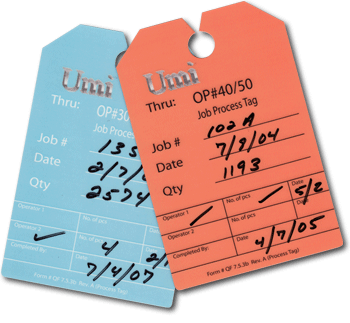 Umi hang tags with markered notes