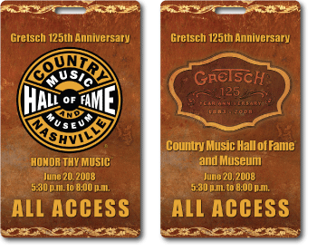 Gretsch Hall of Fame Event Pass